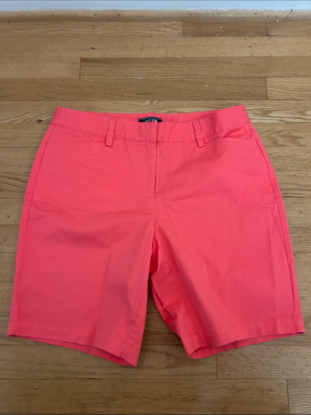 Lands' End Coral Pink Women's Bermuda Shorts